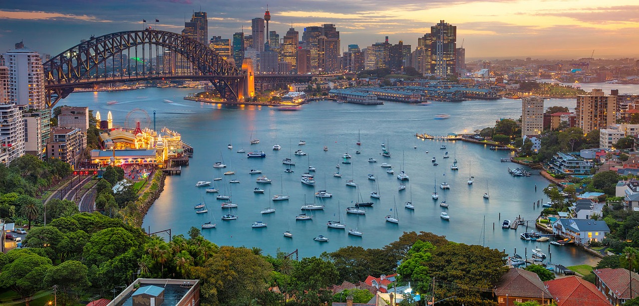 Sydney, sea, sunset